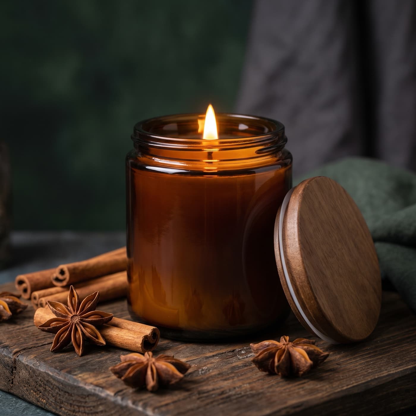 Amber Honey Candle